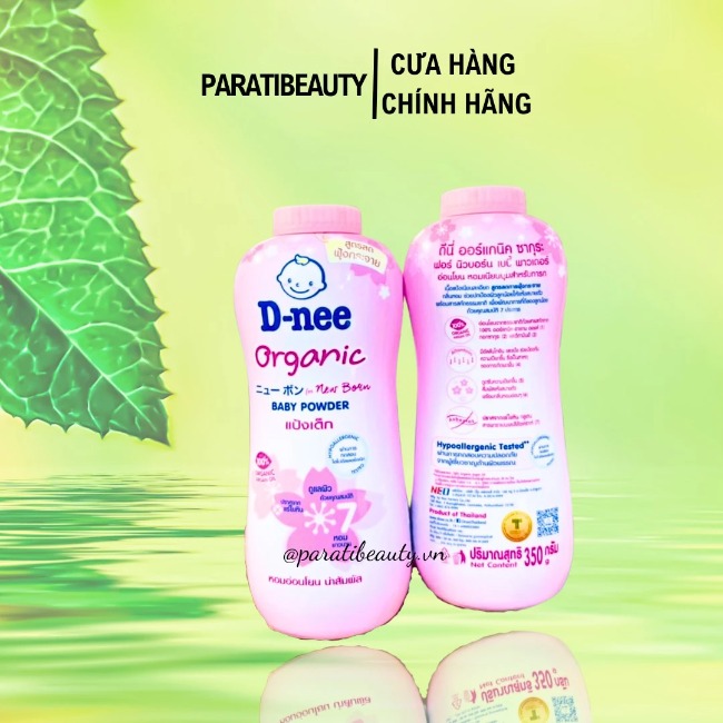 Phấn em bé D-NEE 350G - Hoa Anh Đào Phấn em bé D-NEE 350G - Hoa Anh Đào