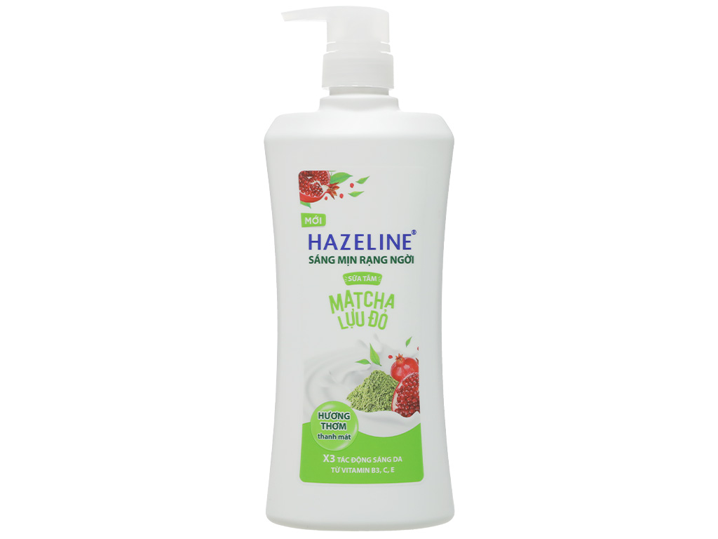 Sữa Tắm HAZELINE Hương Matcha Đậu Đỏ 667ml