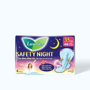 Băng Vệ Sinh Laurier - Ban Đêm 35cm ( 4 Miếng )
