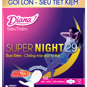 Băng Vệ Sinh DIANA Ban Đêm 29cm