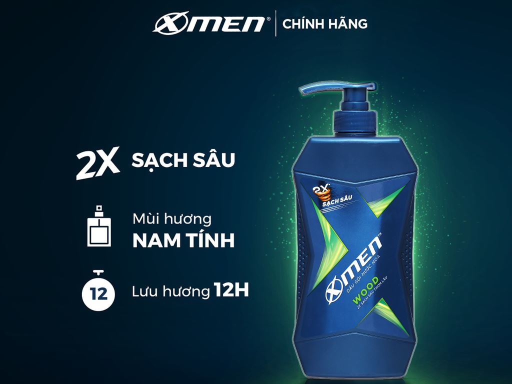 Dầu Gội X-MEN - Wood 650g