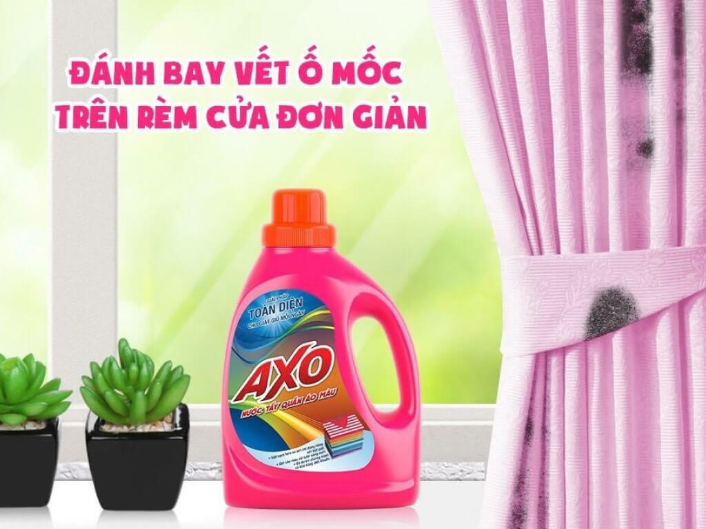 Nước Tẩy Quần Áo Màu AXO 820g