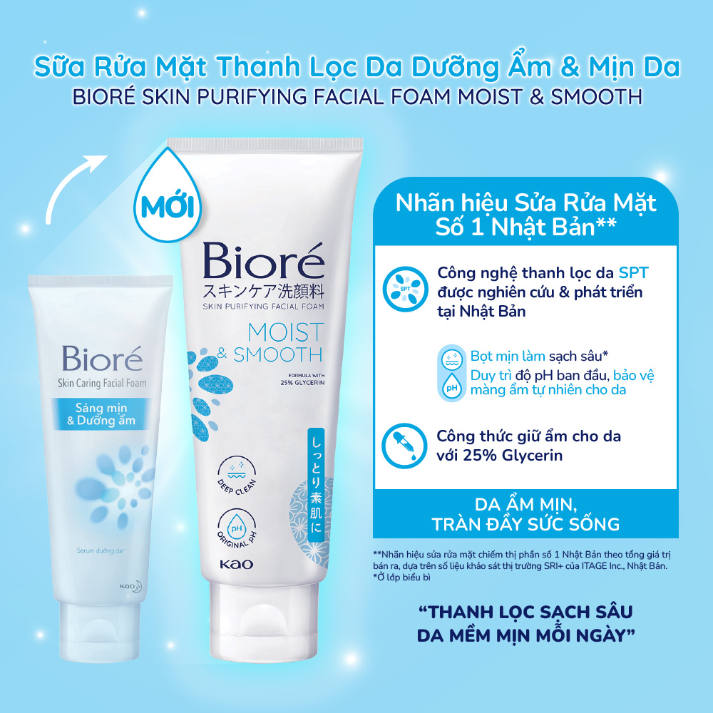 Sữa Rửa Mặt BIORE Nhật - Thanh Lọc Da 100g Sữa Rửa Mặt BIORE Nhật - Thanh Lọc Da 100g
